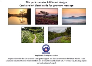 The pack contains 5 cards of 5 different images